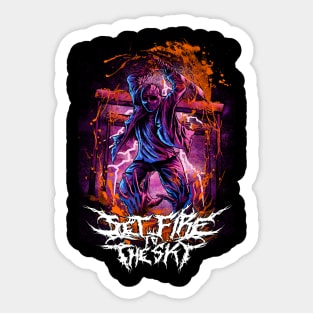 Summertime Slaughter - Orange Blood, Band: Set Fire to the Sky Sticker